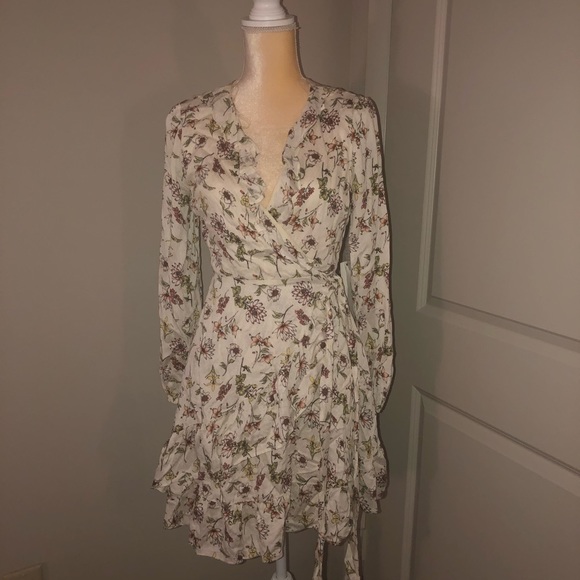 Taylor & Sage Dresses Taylor And Sage Floral Wrap Dress